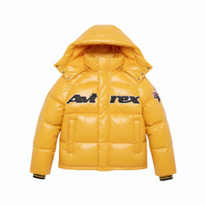 Avirex Giacca di Pelle Puffer
