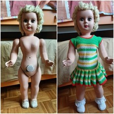 Bambola antica h 70 cm