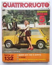 Rivista Quattroruote Numeri Vari Anno 1972 Auto Automobili Vintage Ed.Domus