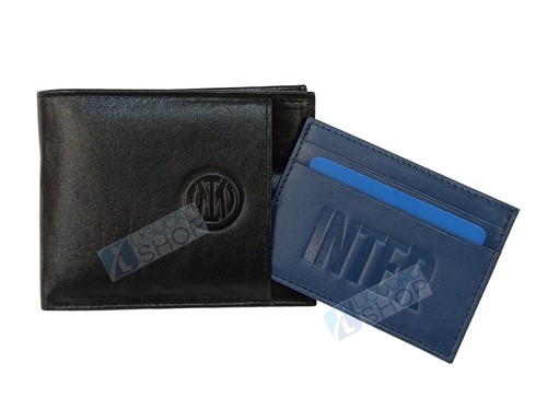 Portafoglio inter vera pelle - inter,