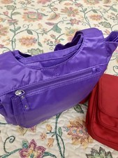 2 Borse Rossa Viola Affare Donna Ragazza Stock Lotto Multitasche