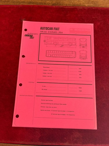 Brochure bus car n11 autobus - bus,
