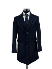 Cappotto classico uomo sartoriale in lana e cashmere Made in Italy