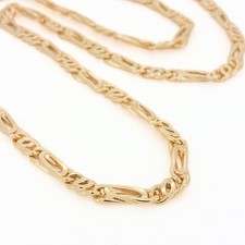 Catena Uomo Figaro Oro Giallo 18kt - Oro Rigenerato