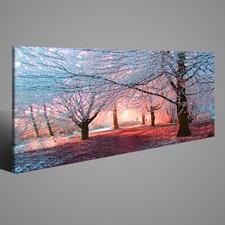Quadro moderno neve Swingscape paesaggio stampa su tela