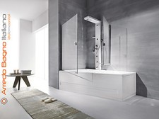 COLONNA DOCCIA IDROMASSAGGIO HAFRO ETOILE 55/125/160 X 21 X 60 PANNELLO DOCCIA