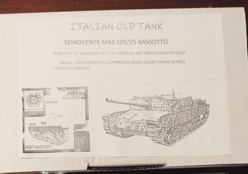 Italian old tank semovente - tank,