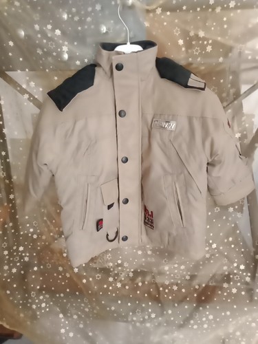 Giacca bimbo beige con - giacca,