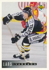 1995-96 Swedish Upper Deck #187 LARS IVARSSON - Västeras IK