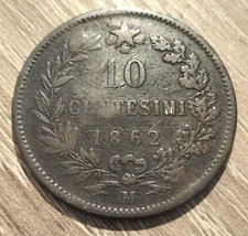 10 Centesimi 1862