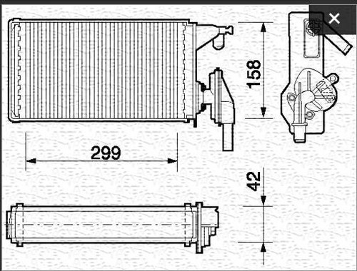 Radiatore riscaldamento iveco - riscaldamento,