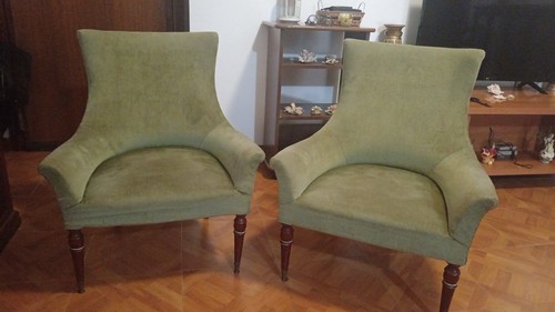 Coppia poltrone velluto - di,