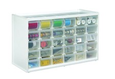 6830PC Armadietti Store-In-Drawer - Armadio portaoggetti da parete con 30 cassetti...