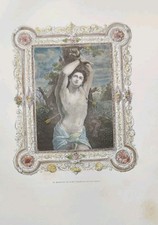 Incisione aquarellata San