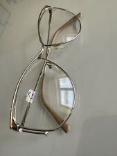 Lux De Morez Montatura Occhiali Vintage Glasses Metallo Bicolore Brillantini