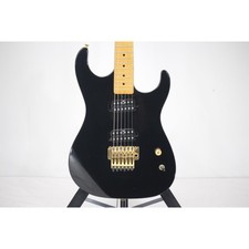 WASHBURN SS40 Steve Stevens chitarra firmata anni 90 nero oro parti 3,7 kg