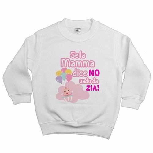 Felpa bambina personalizzabile