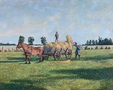 Dipinto a Olio Ernteszene