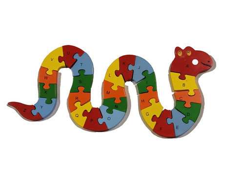 Puzzle serpente legno - puzzle,