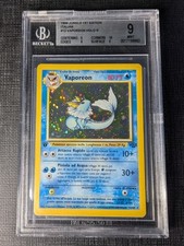 BGS Beckett 9 Vaporeon Holo