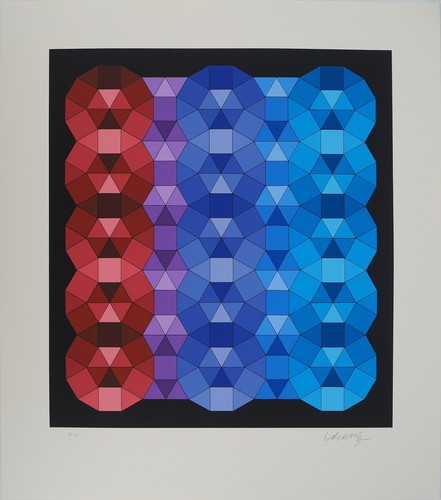 Victor vasarely composition - vasarely, :
