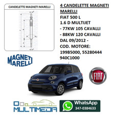 4 CANDELETTE MAGNETI MARELLI