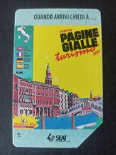 Schede telefoniche Sip Serie Pagine gialle 91" n.175 Veneto usata Rara 10.000