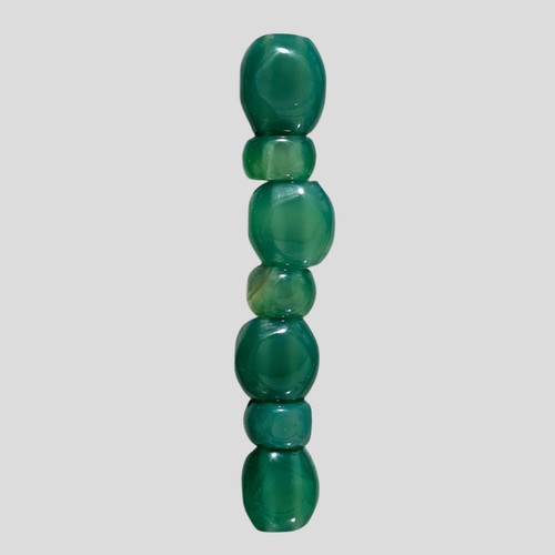 Perline agata verde - di,