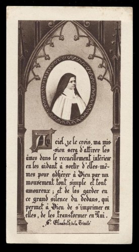 Santino holy card - santino-holy, card"s.elisabetta