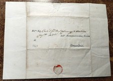  Convocazione Adunanza Al Palazzo Civico Di Alessandria Con traccia Di Ceralacca