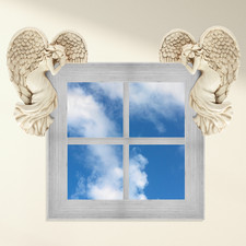 Telaio porta angelo ornamenti