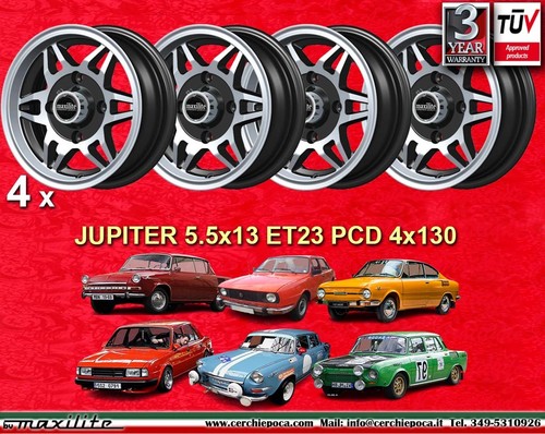 Cerchi jupiter skoda 5x13 - 4, 5.5x13