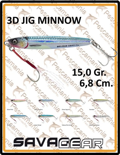 Savage gear jig minnow - 3d,
