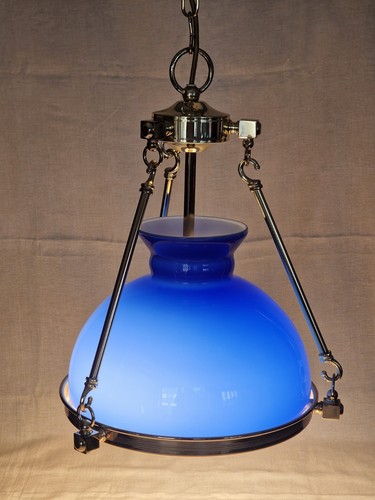 Lampadario ottone vetro - in,