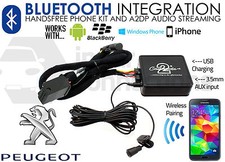 Peugeot 207 Bluetooth musica streaming chiamate in vivavoce 2006 su AUX USB MP3 iPhone