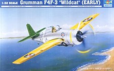 TRUMPETER  KIT 1/32 COD. 02255 GRUMMAN F4F-3 WILDKAT EARLY - PARTS - OTTIMO WWII