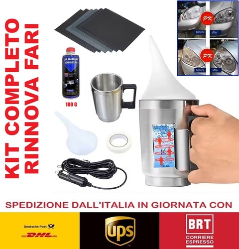 Kit lucidatura fari auto - di,