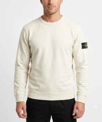 Felpa pullover girocollo stone - girocollo,