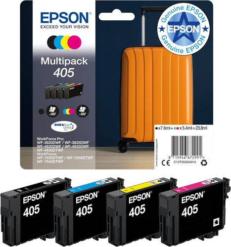 Epson 405 valigia multipack - multipack, 4