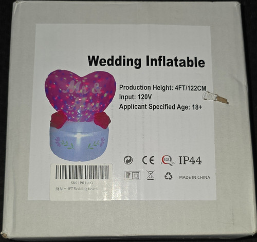 Cuore gonfiabile matrimonio - , 4