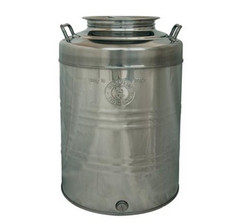 BIDONI CONTENITORI PER OLIO BELVIVERE in acciaio inox predisposizione rubinetto