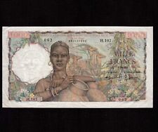 Africa occidentale francese Togo 1000 franchi 1955 P-48 * VF, 6 ph * raro *