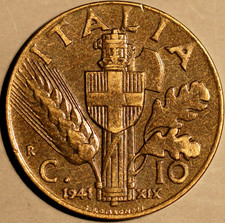 Italia 10 Centesimi 1941