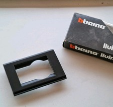 Bticino 4750GR placca Living Classic Schuko + 1 modulo grigio scuro