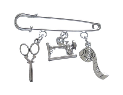 Spilla gioiello spillo - , charms
