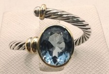 anello donna oro e acciaio con