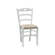 SEDIA CUCINA IN LEGNO, BIANCO