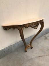 Console dorata anni 50.