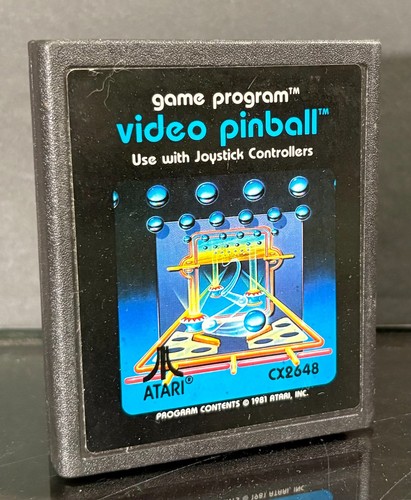 Cartuccia video pinball atari - video,