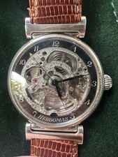 Orologio Automatico Vintage Hebdomas Scheletrato